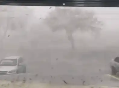 Rajadas de vento atingem São José na tarde desta segunda (22); confira o vídeo