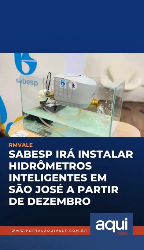 Novos hidrômetros