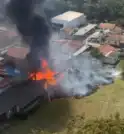 Incêndio atinge escritórios de condomínio em Jacareí