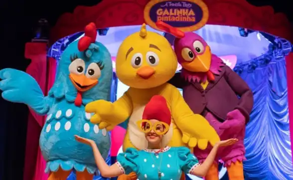 Turma da Galinha Pintadinha se apresenta neste domingo (28) em São José do Campos
