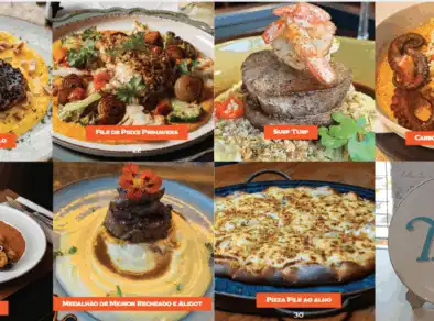 Conheça os pratos de comida contemporânea e pizzaria do Festival Gastronômico Aqui Tem