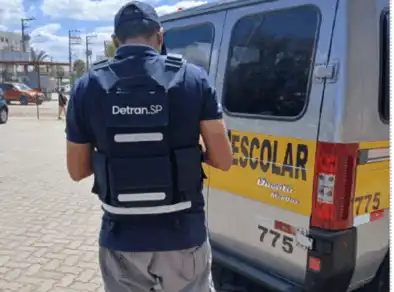 Fiscalização do Detran-SP aponta irregularidades em 43% dos veículos de transporte escolar em São José dos Campos