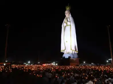 Maior que o Cristo Redentor, estátua gigante de Nossa Senhora de Fátima é inaugurada no Ceará
