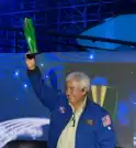 Marcos Pontes, astronauta brasileiro, recebe troféu #BrazilsBest Peace Award