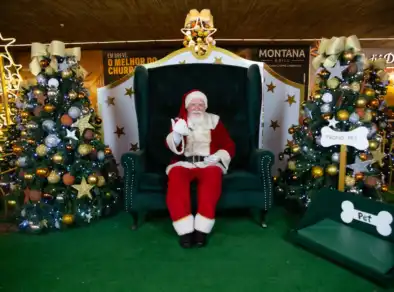 Papai Noel chega neste sábado (15) no Serramar Shopping em Caraguatatuba