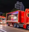 Caravana de Natal da Coca-Cola passa pela primeira vez por Caçapava…